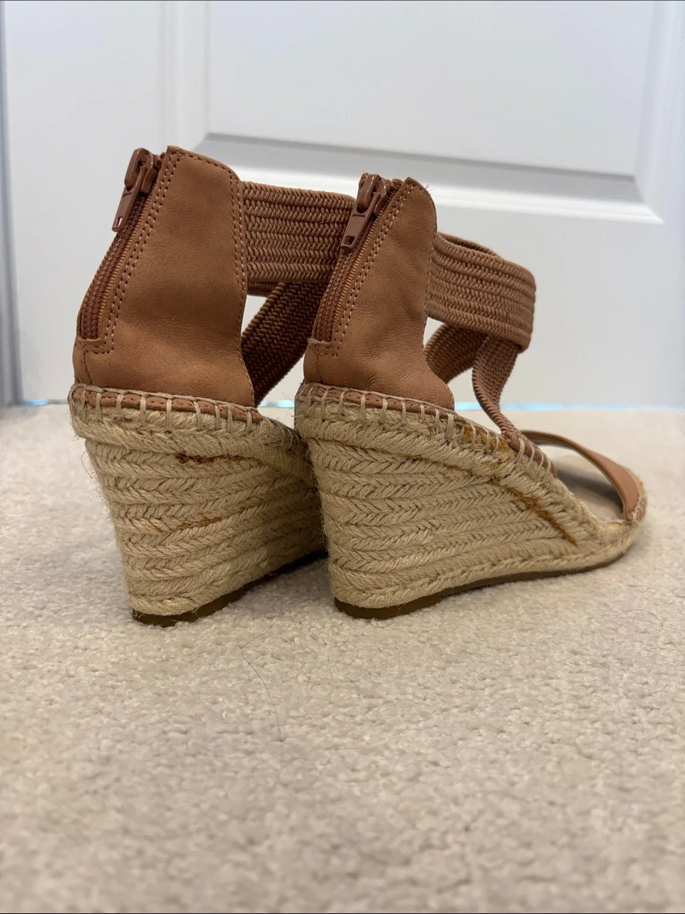 Steven By Steve Madden Tan Woven Espadrille Sandals